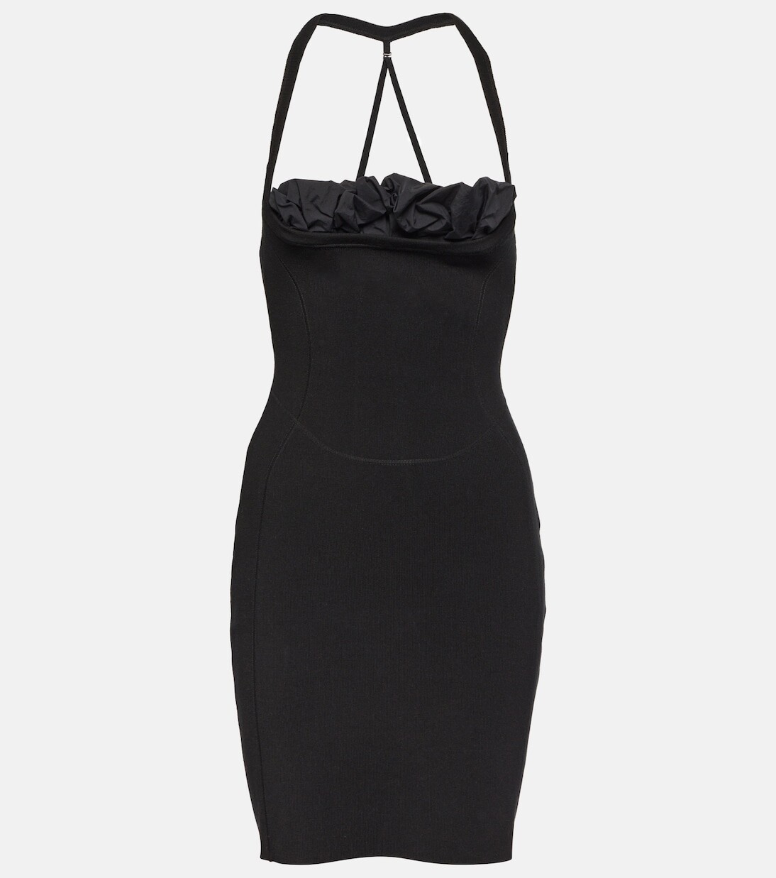 

Мини-платье la robe maille с круассанами Jacquemus, черный