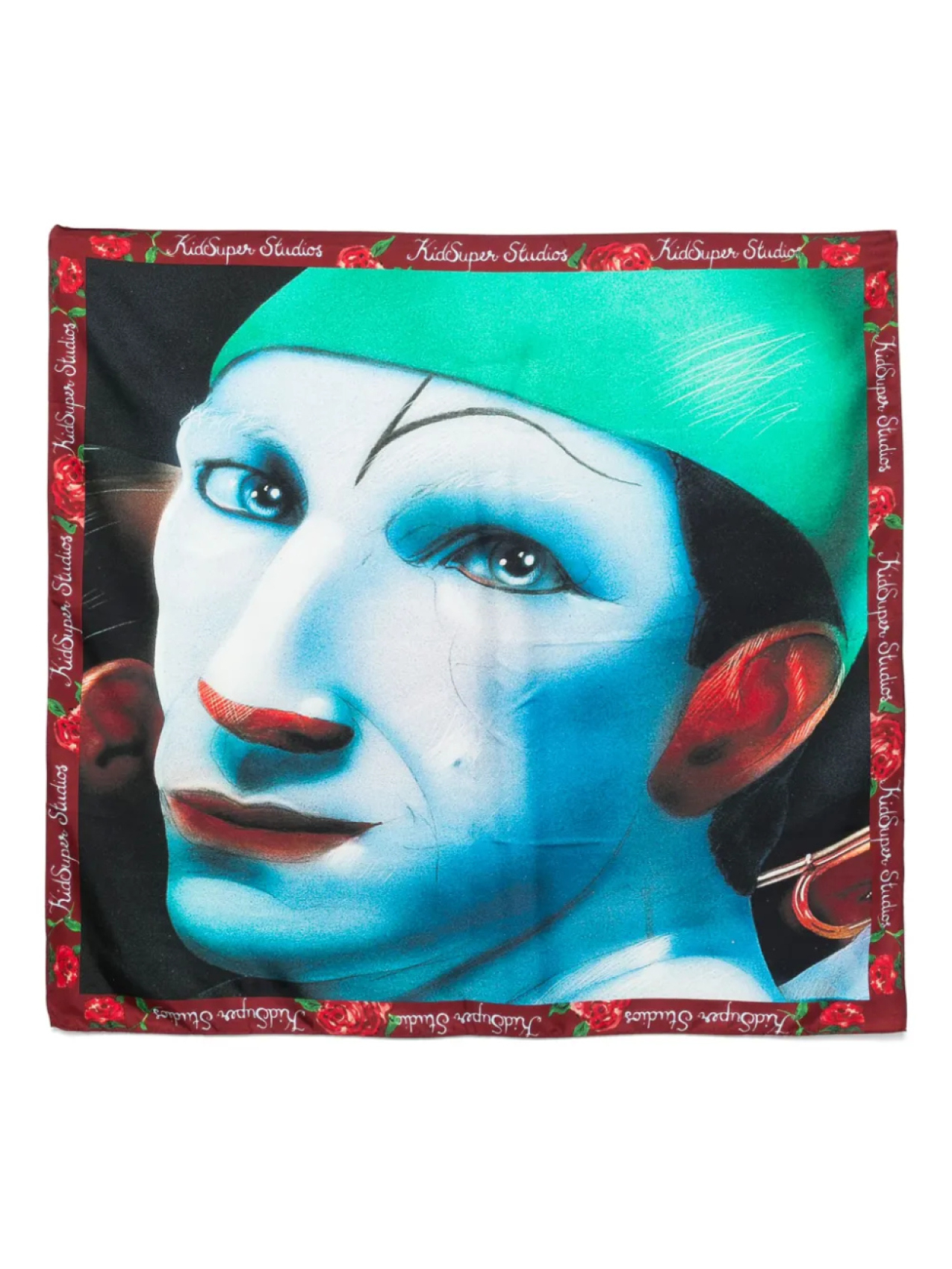 

Шелковый шарф Blue Man CDS KidSuper, синий