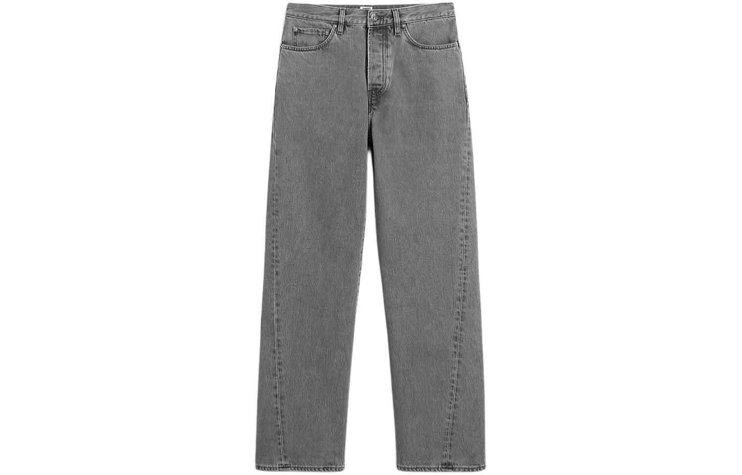

Джинсы прямого кроя с перекрученным швом TOTEME, Washable Medium Gray