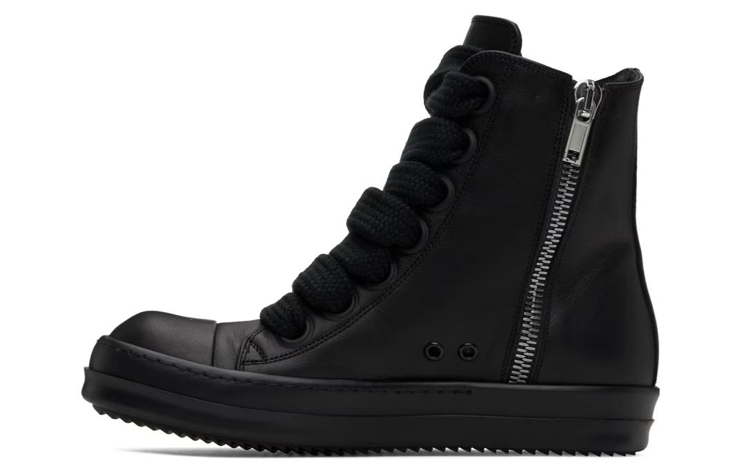 

Высокие кеды на молнии RICK OWENS, черный