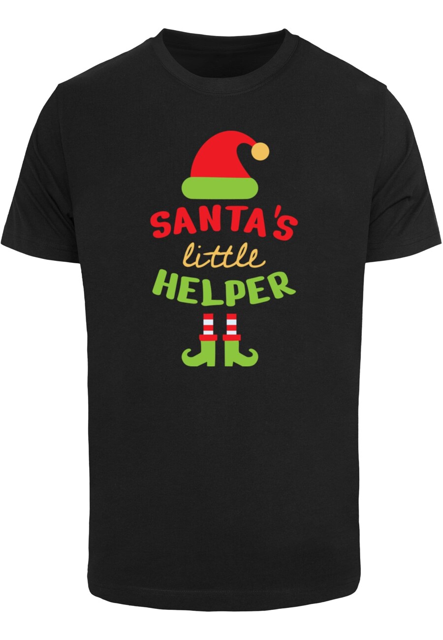

Рубашка Merchcode Christmas Santa´s Little Helper, черный