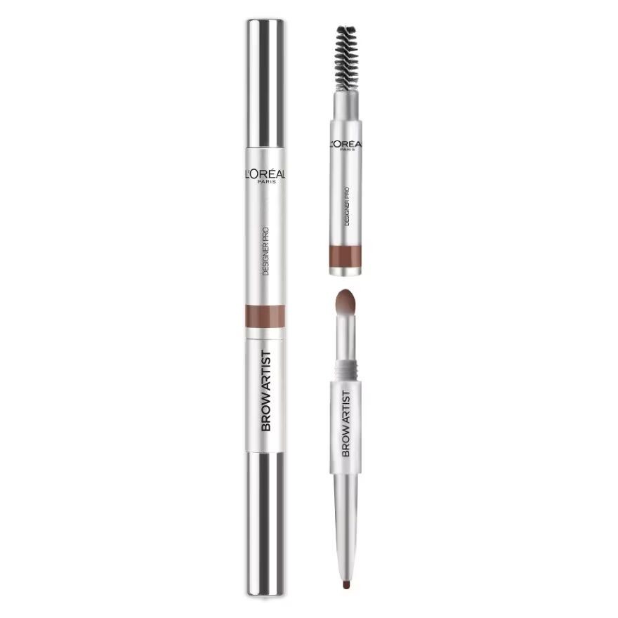 

L'Oreal Makeup L'oreal Paris Brow Artist Designer PRO 01 Темно-коричневый 2 x 0,2 г, Dark Brown