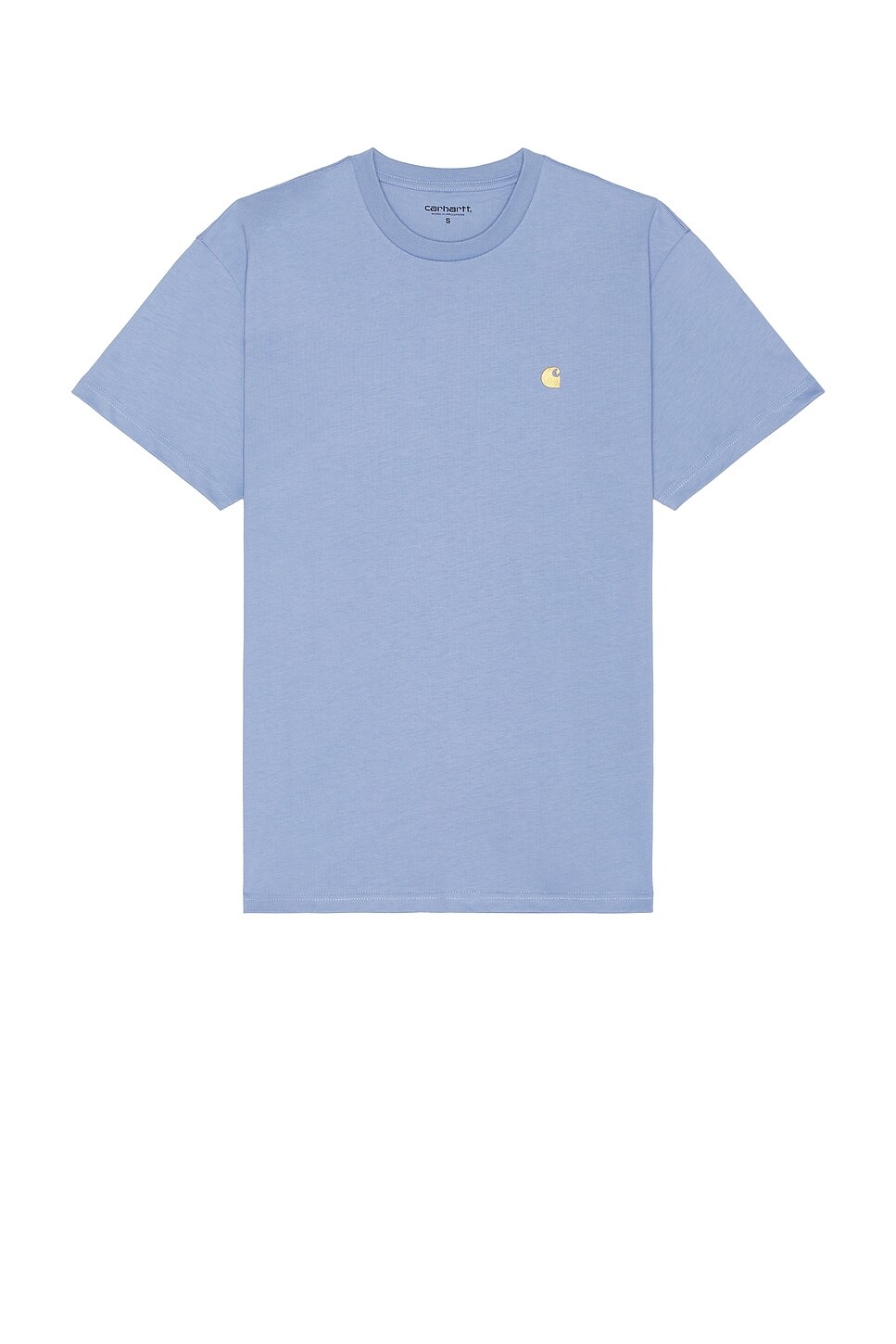 

Футболка «Чейз» Carhartt Wip, цвет Charm Blue & Gold