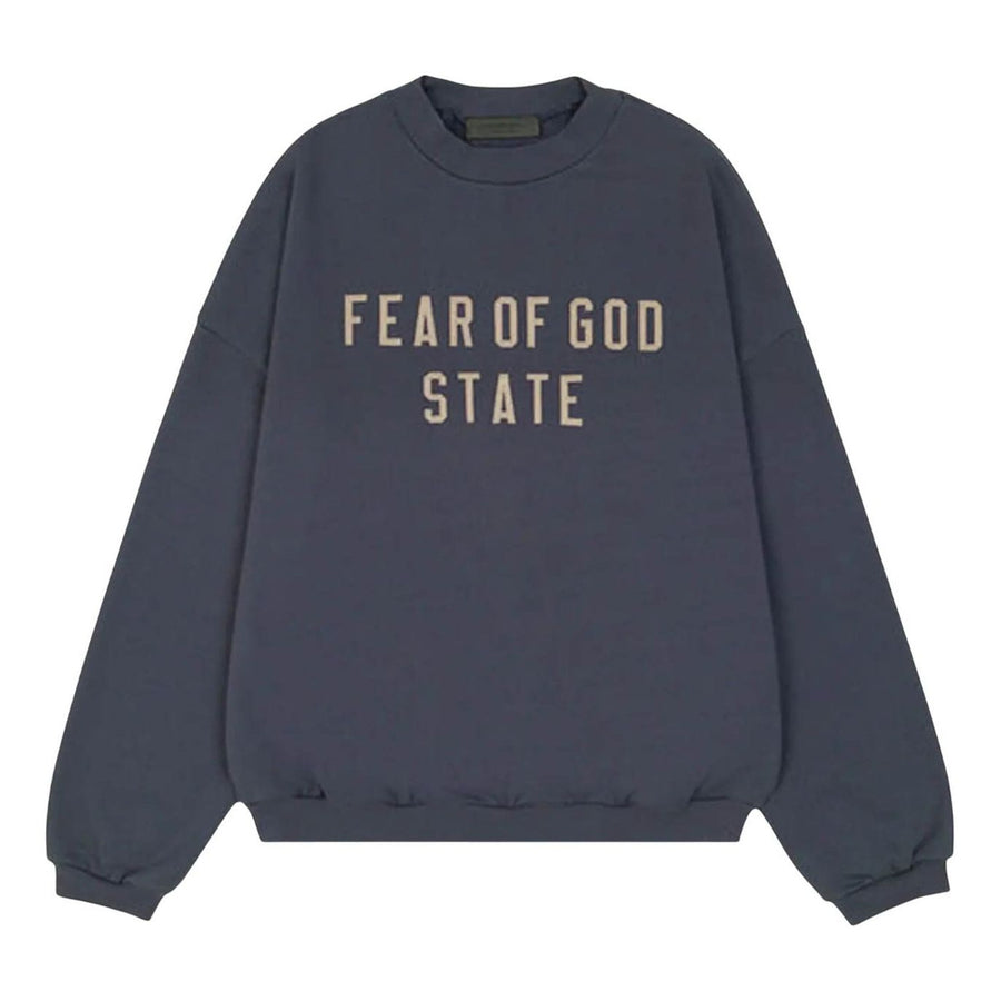 

Свитер Fear of God Essentials Heavy Fleece Sweatshirt 'Marine', синий