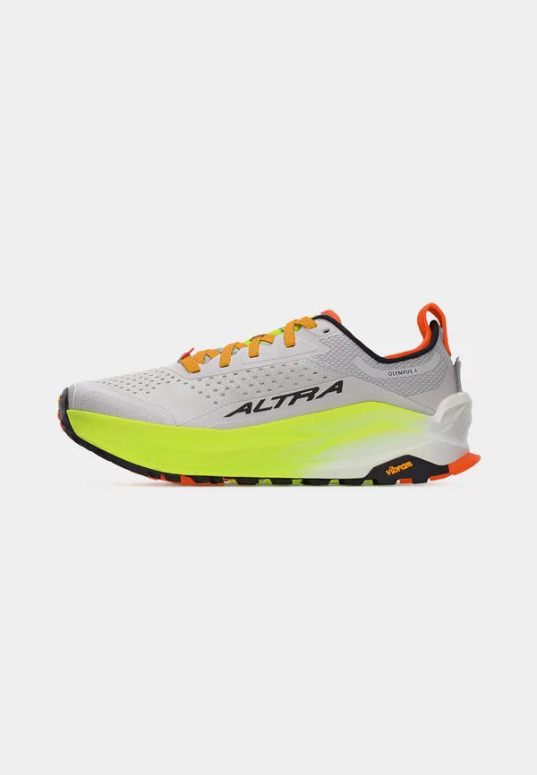 Кроссовки для бега по пересеченной местности olympus 6 Altra, Gray/Lime — фото 2