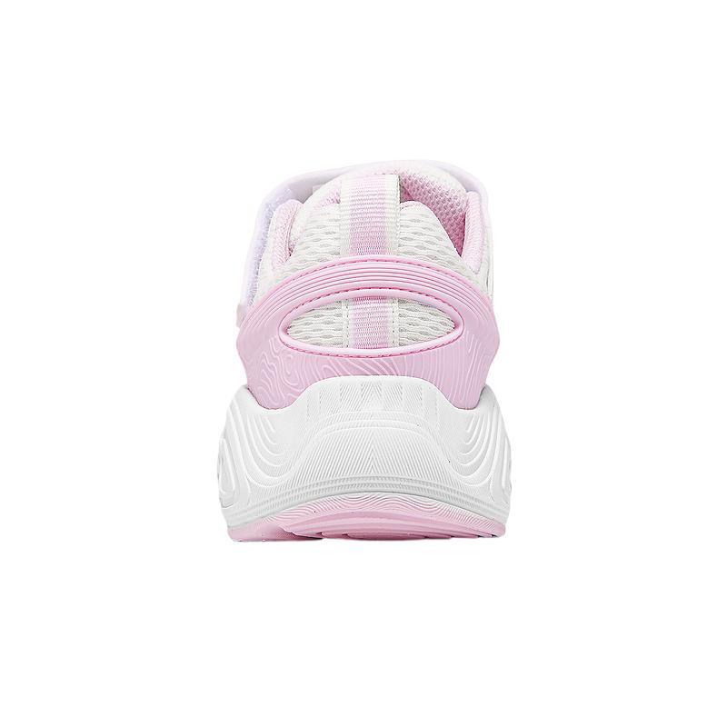Износостойкие термокроссовки для детей, низкие, для повседневной носки Skechers Kids, белый/розовый — фото 3