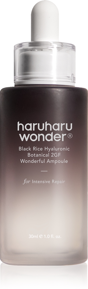 

Гиалуроновая кислота на основе черного риса, 2 г, замечательная ампульная увлажняющая сыворотка против морщин с успокаивающим эффектом Haruharu Wonder, 30 мл