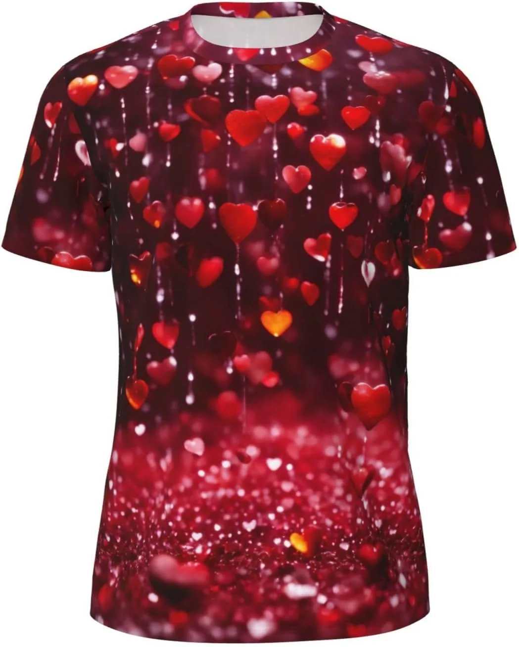 

Футболка мужская с принтом Abstract Heart для спорта и повседневной носки LIXLZH