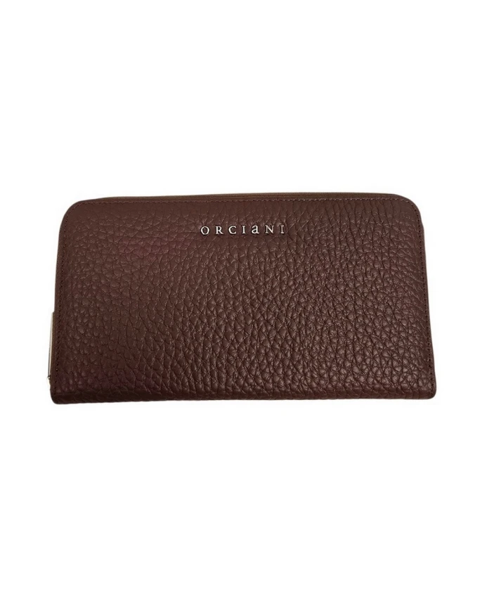 

Мягкий кошелек на молнии Orciani, коричневый