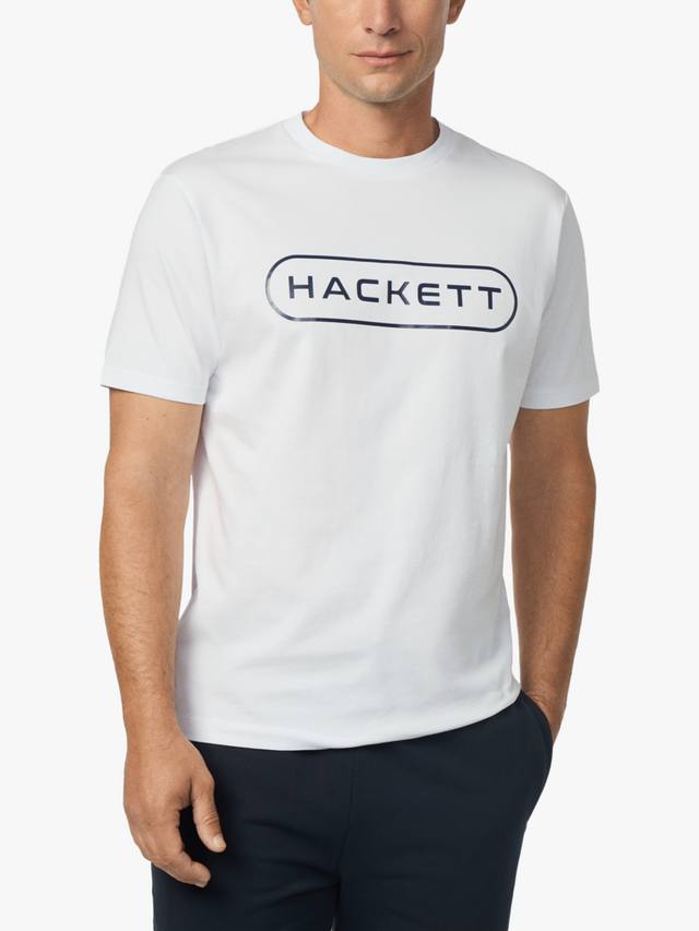 

Хлопковая футболка с коротким рукавом и круглым вырезом Hackett London