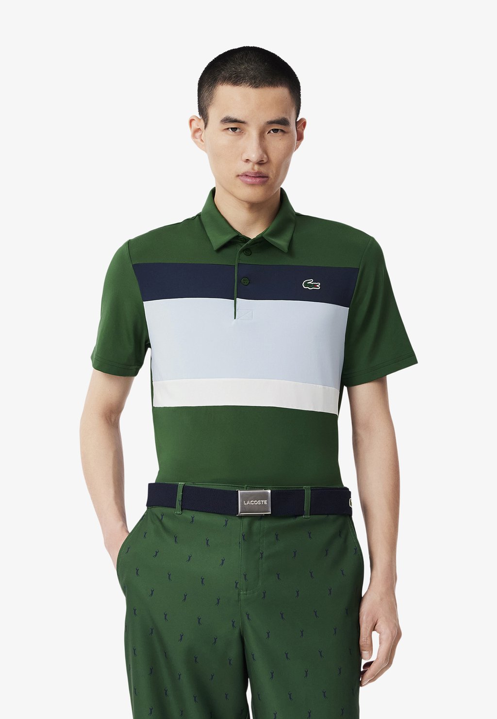 

Рубашка поло SHORT SLEEVES Lacoste Sport, зеленый