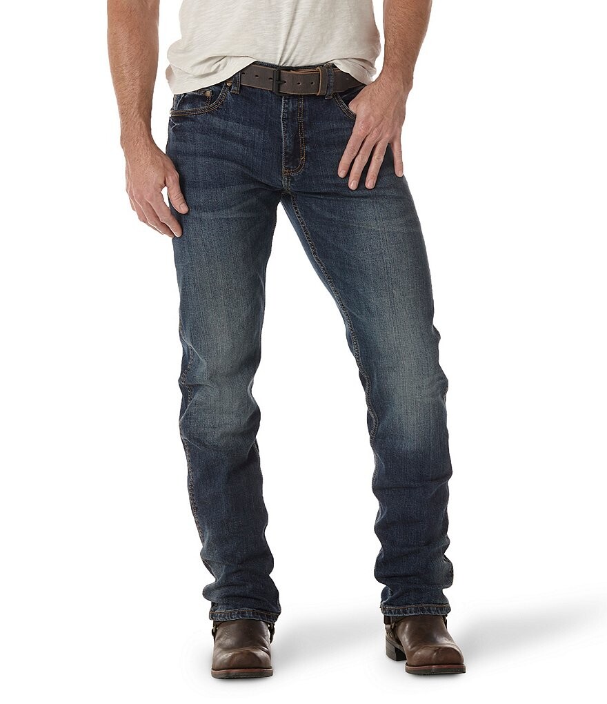 

Джинсы узкого кроя прямого кроя Wrangler Retro Bozeman, синий
