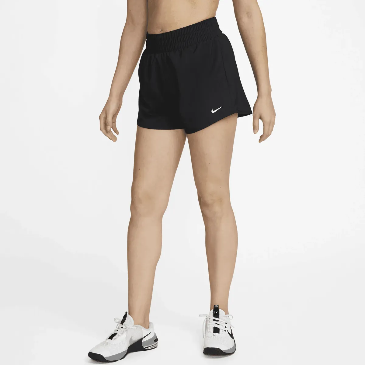 

Тренировочные шорты Nike "Женские шорты One Dri-FIT с высокой посадкой, дюймов", черный