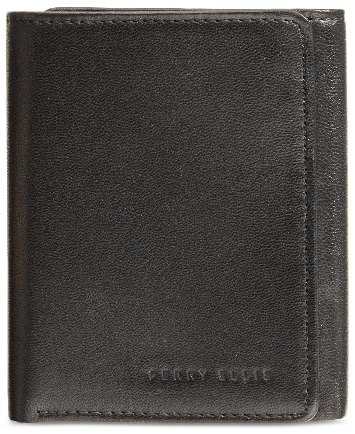 

Мужской кожаный тонкий кошелек тройного сложения Gramercy Perry Ellis Portfolio