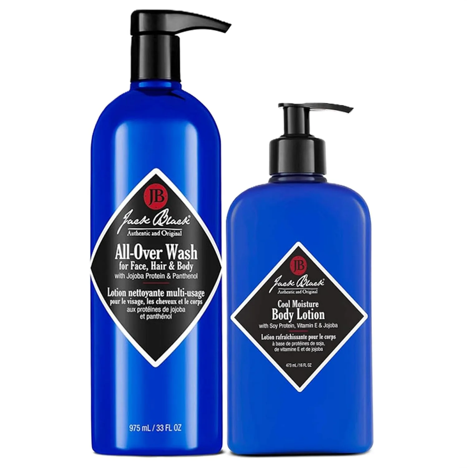 Jack Black Cool Moisture Body Lotion для мужчин, лосьон для сухой кожи 453.60 г, Olive