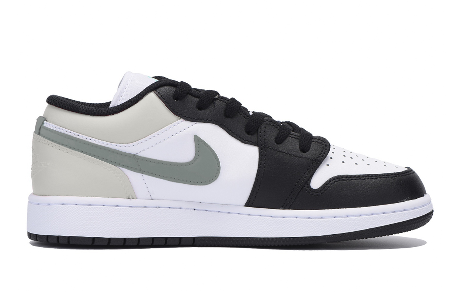 Детские кроссовки для скейтбординга Air 1 Low Top, серые, для подростков Jordan, белый — фото 3