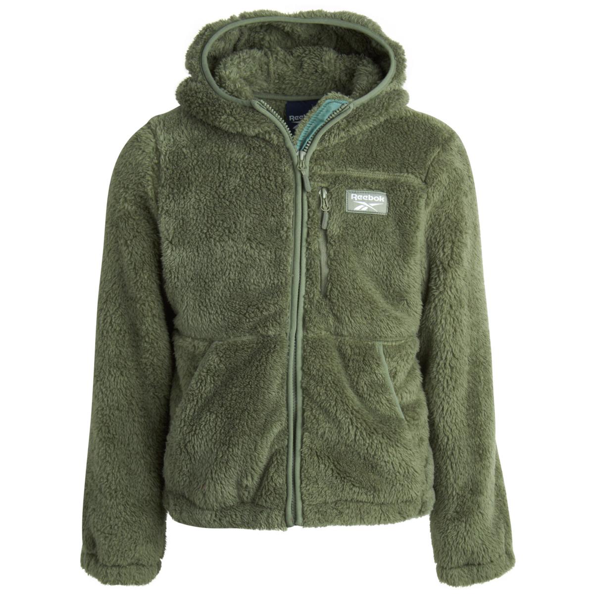 

OLRB714EC Женская флисовая куртка с логотипом Reebok, цвет sage