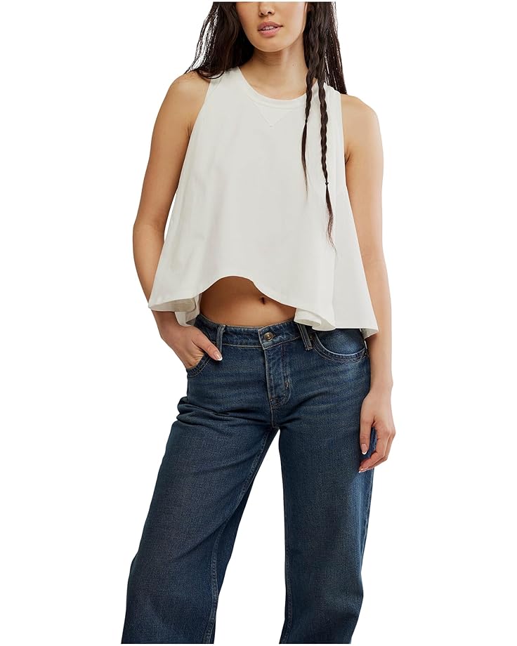 

Футболка Free People We The Free Hialeah Tee, цвет Clean Ivory