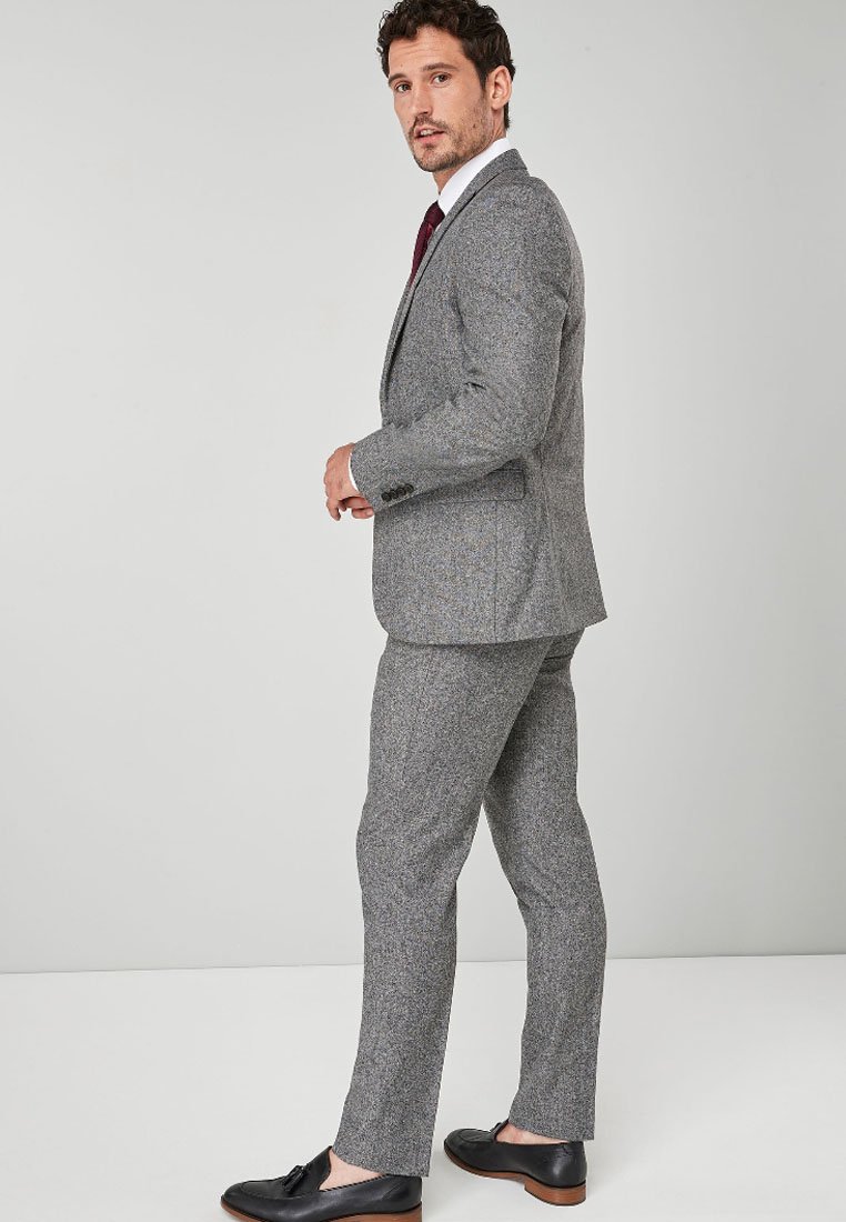 

Пиджак REGULAR FIT DONEGAL WOOL Next, серый