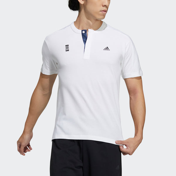 Футболка wj t henly sports casual short sleeve white Adidas, белый — фото 2