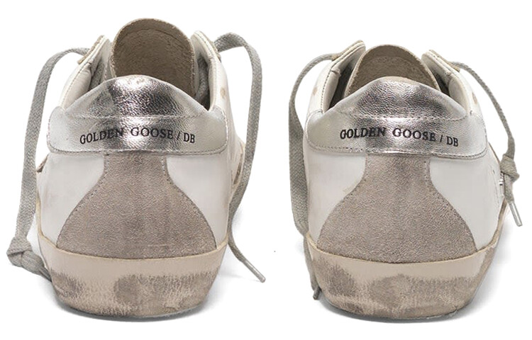 Женские кроссовки Golden Goose Super-Star, бежевый/белый — фото 3