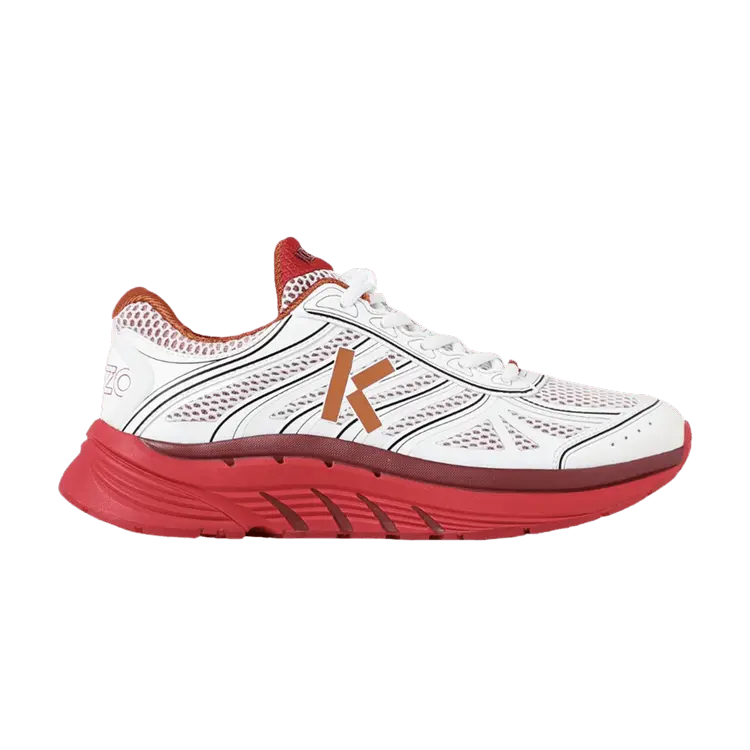 

Кроссовки Kenzo Pace Trainer White Medium Red, белый