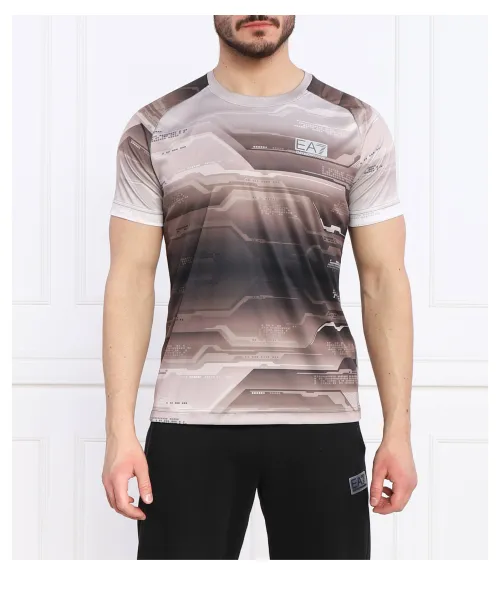 

Футболка Regular fit Ea7, бежевый