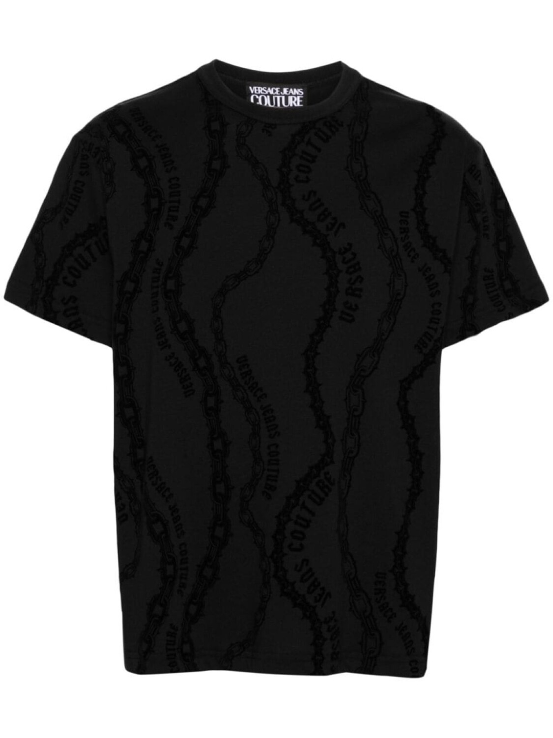 

Versace Jeans Couture футболка с логотипом, черный