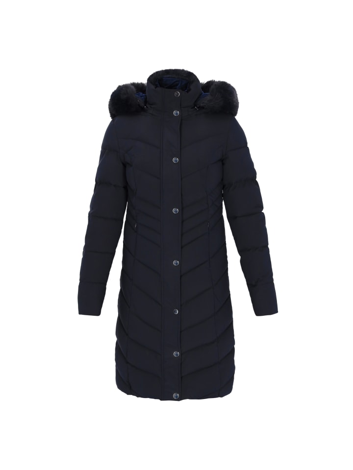 

Женское пальто темно-синего цвета Usha