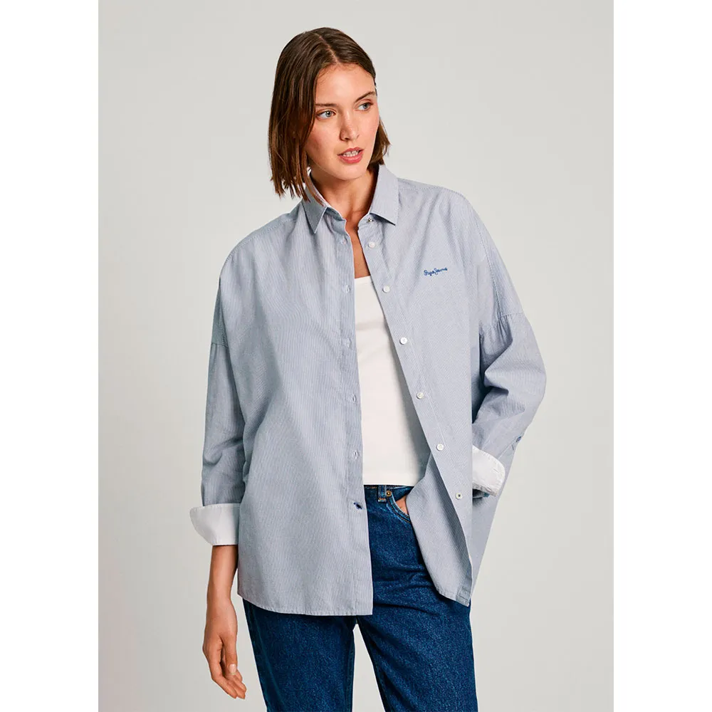 

Рубашка с длинным рукавом Pepe Jeans Paulas, синий