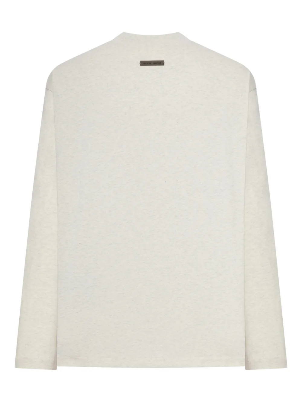 Лонгслив Fear of God Essentials Embroidered Classic, молочный — фото 2