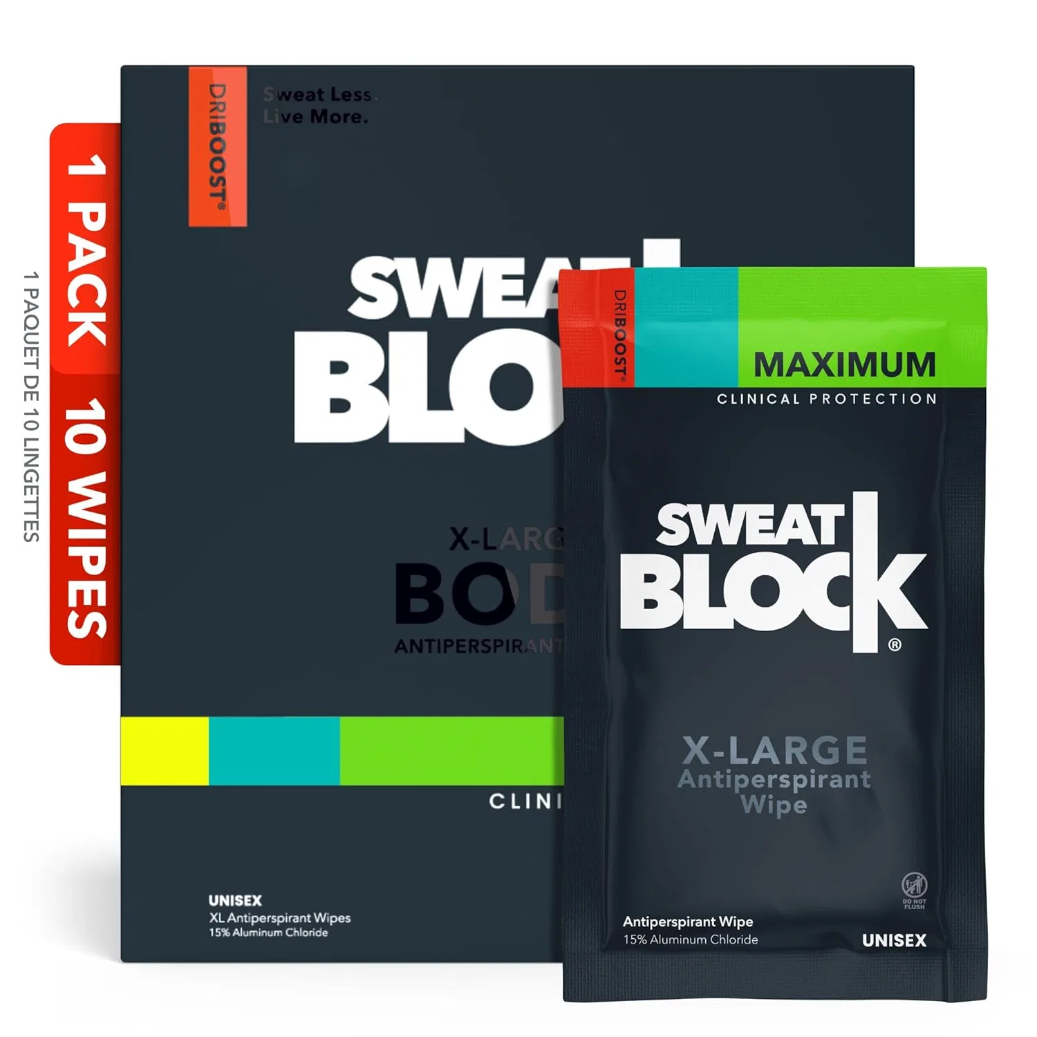Салфетки-антиперспирант максимальной силы действия от SweatBlock Sweatblock
