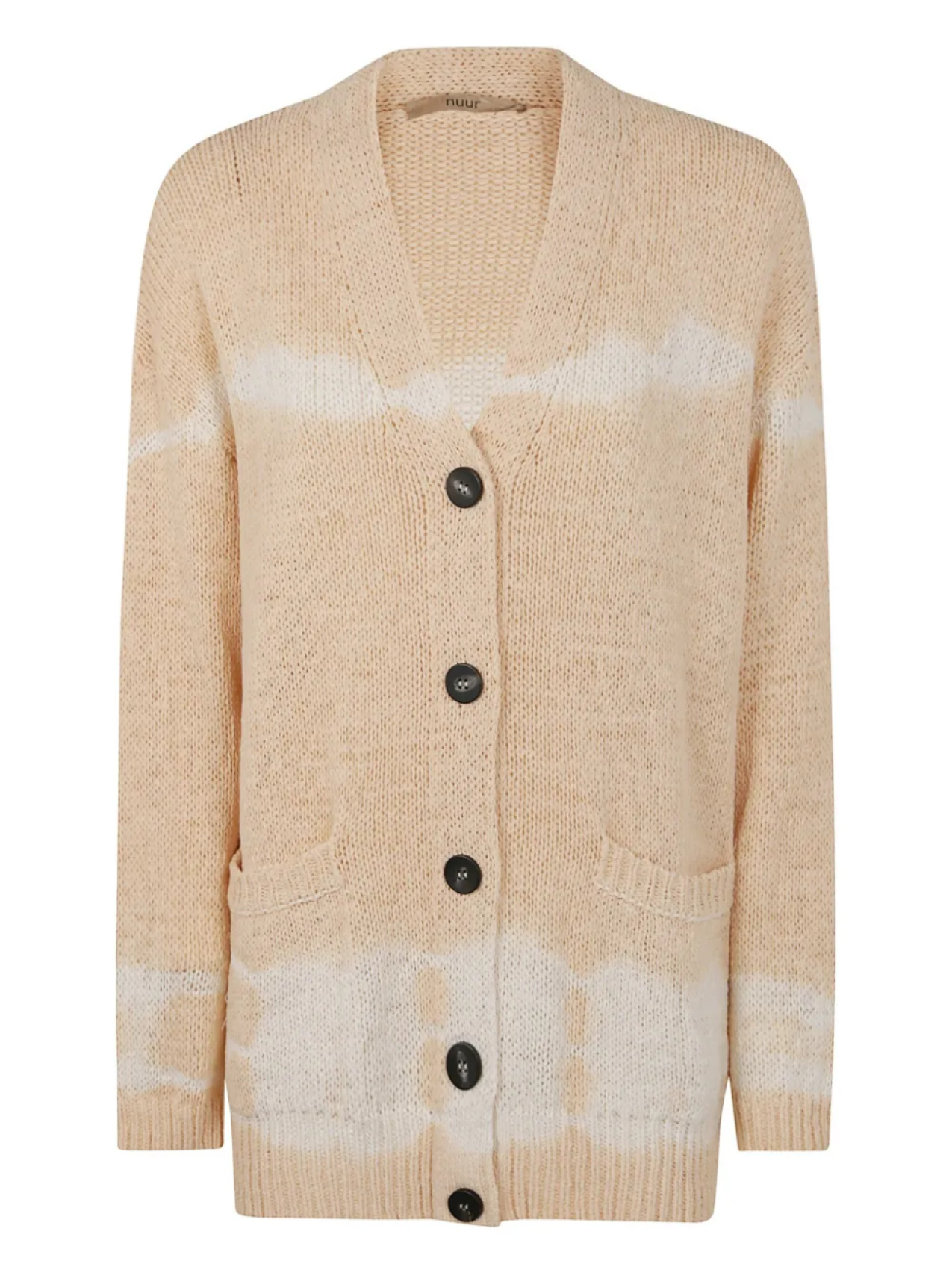 

Кардиган, связанный интарсией Nuur, нейтральный