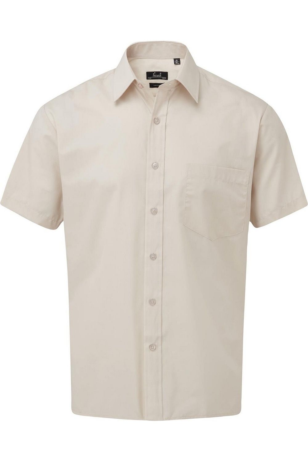 

Рубашка Premier Poplin с коротким рукавом, natural