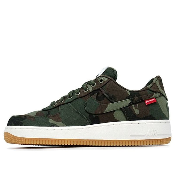 Кроссовки x supreme air force 1 low premium '08 nrg 'camo' Nike, коричневый — фото 2