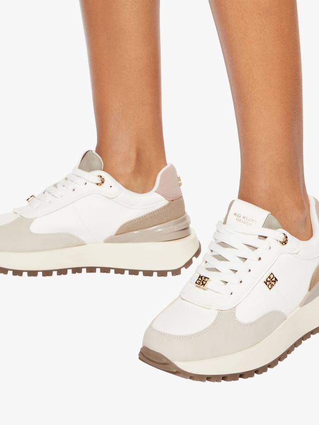 Кроссовки louisa2 на шнуровке KG Kurt Geiger, белый/разноцветный — фото 2