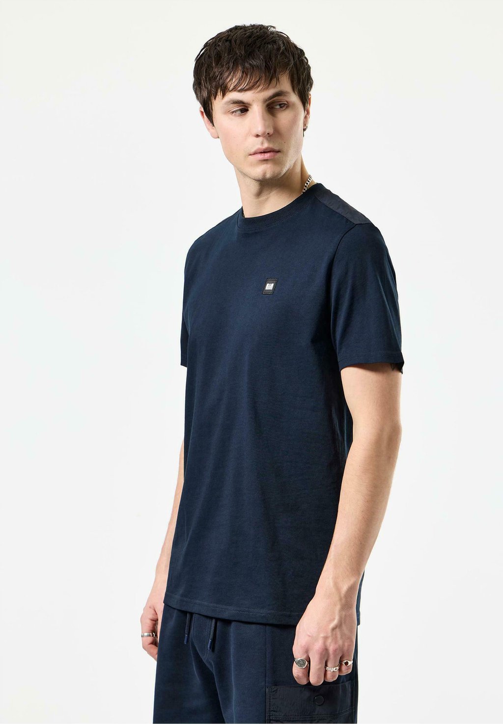 

Базовая футболка GARCIA PARACHUTE OVERLAY Weekend Offender, темно-синий