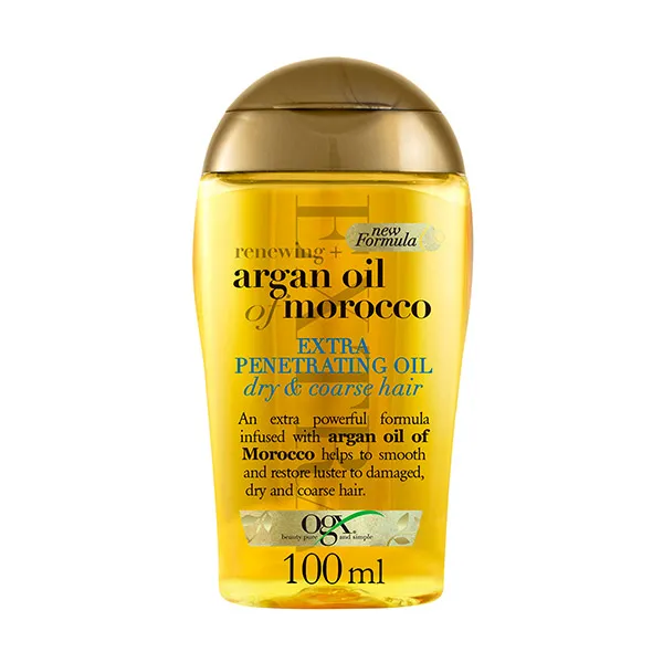 

Экстрапроникающее омолаживающее масло для сухих волос Argan Oil Of Morocco Ogx, 100 ml