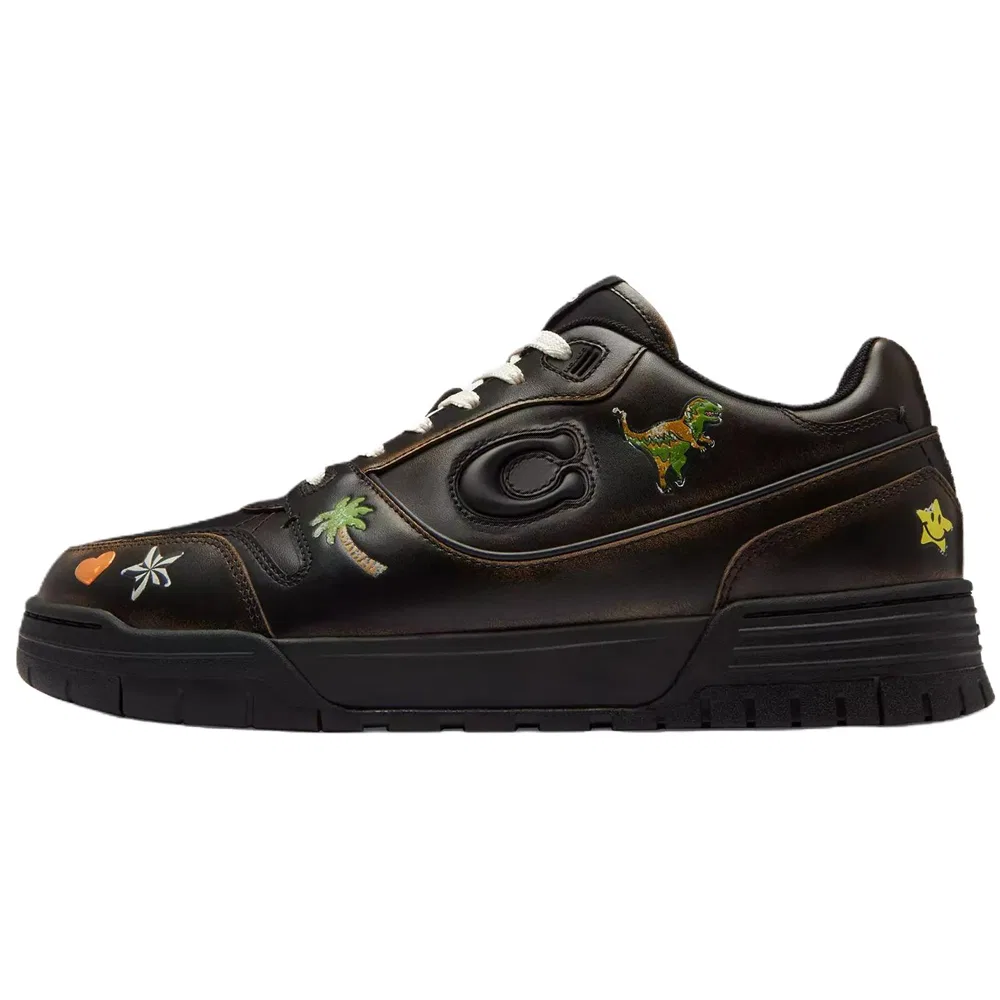 Кеды Rexy Leather Low Top COACH Black