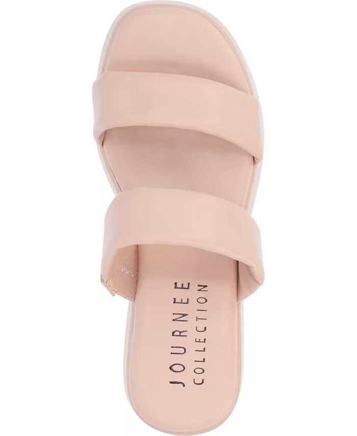 Женские босоножки Veradie на платформе Journee Collection, розовый — фото 4