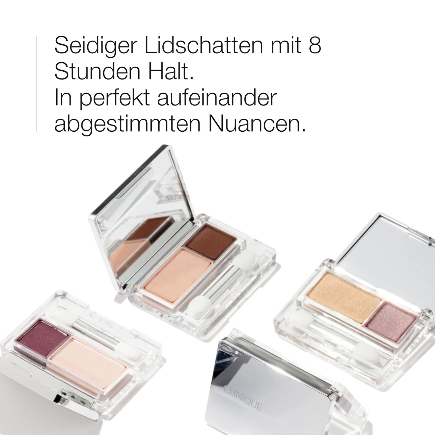 Двойные тени для век «All About Shadow Duo» от Clinique Clinique, Ivory Bisque/Bronze Satin — фото 2