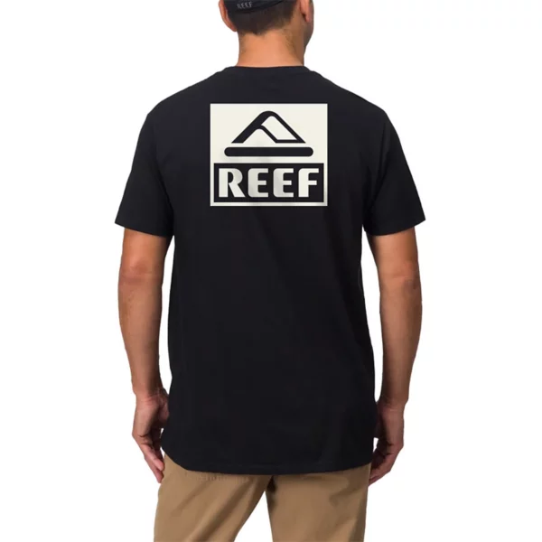 

Мужская футболка Tellie с принтом Reef, черный