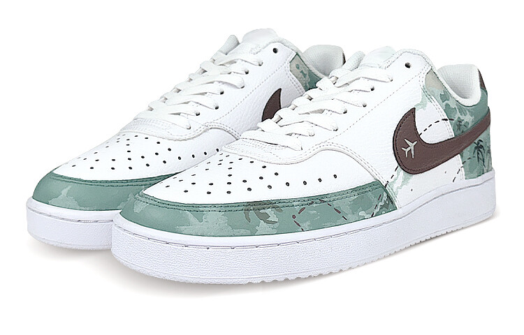 

Кроссовки Nike Court Vision 1 Skateboard Shoes Women's Low-Top White/Green