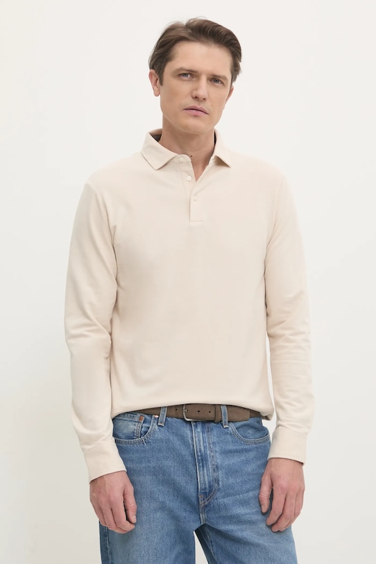 

Лонгслив Hackett London, бежевый