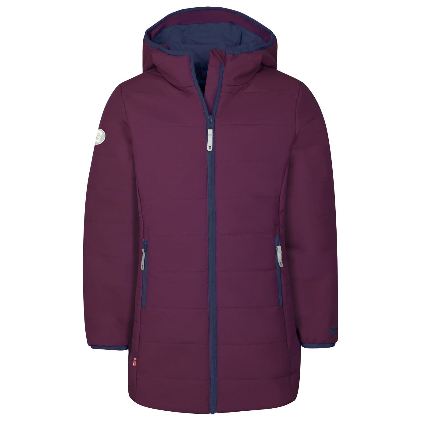 

Пальто Trollkids Girl's Stavanger Coat, цвет Plum/Navy