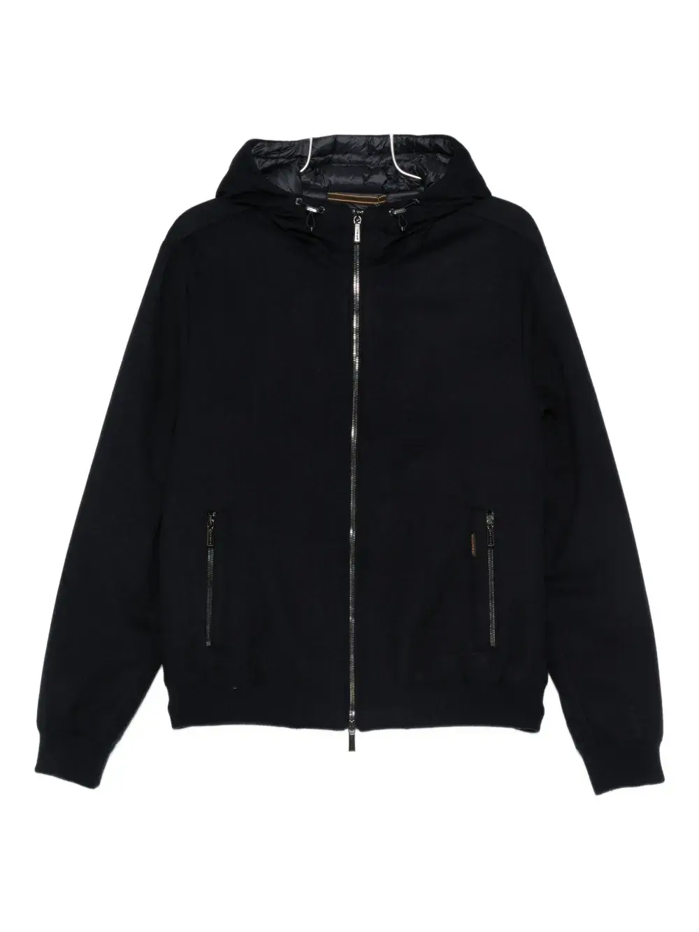 

Пальто на молнии с капюшоном Moorer, синий