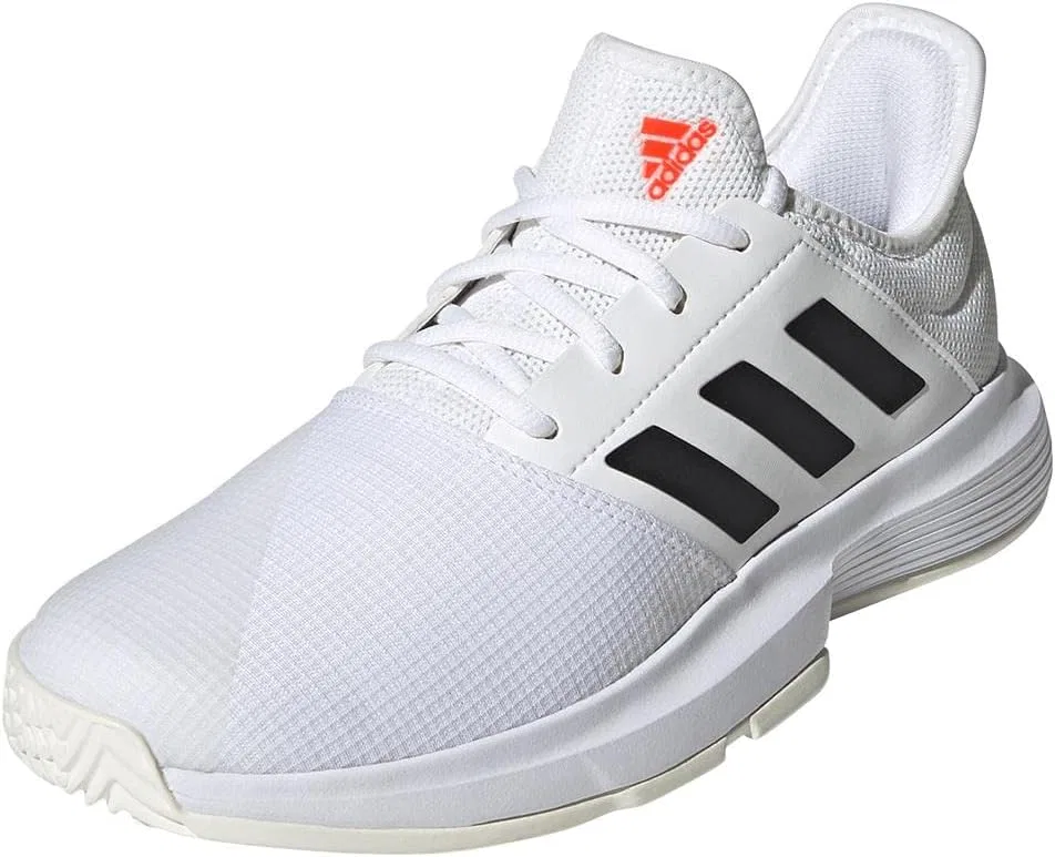 Кроссовки теннисные adidas Gamecourt, белый/черный/красный