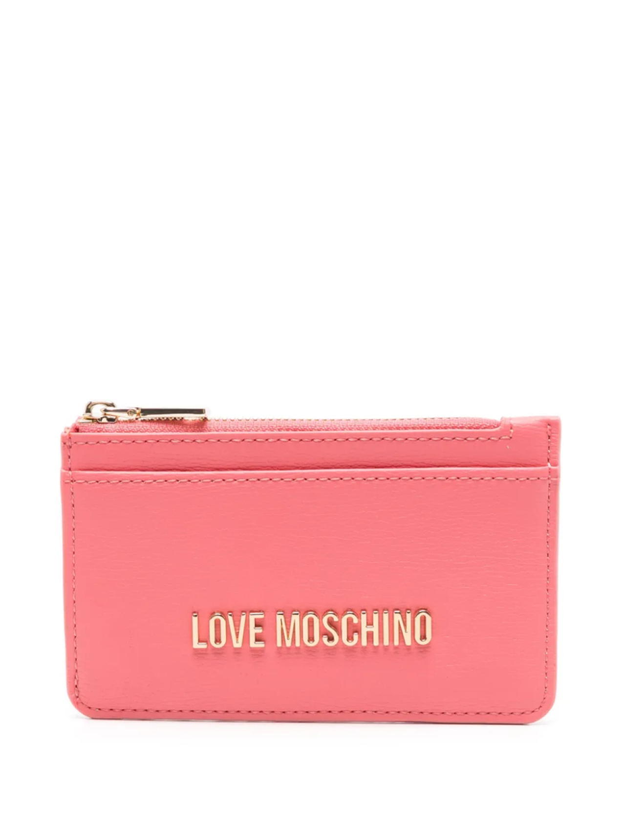 

Визитница с логотипом и надписью Love Moschino, розовый