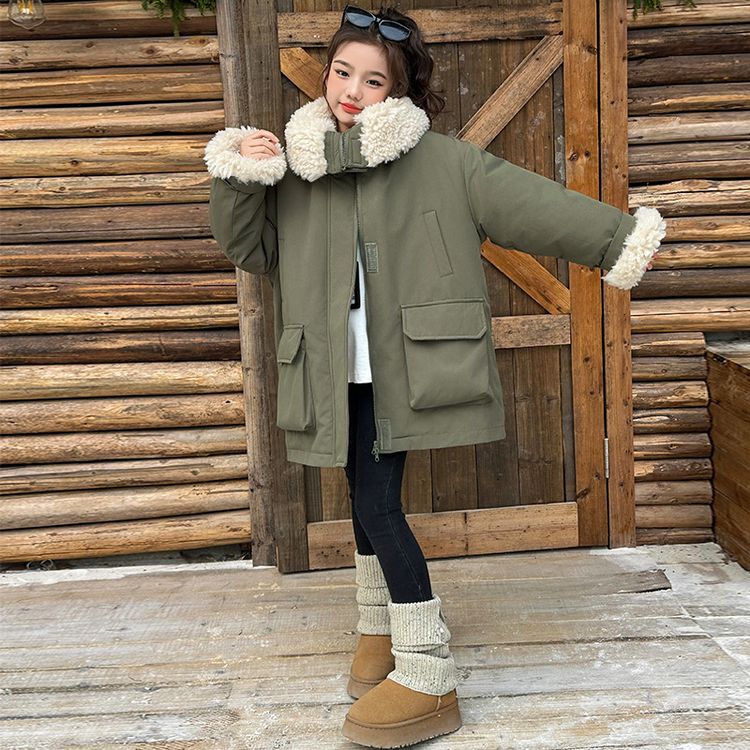 PROTECTCAMEL Утепленная куртка Army Green для детей 3-7 лет — фото 3