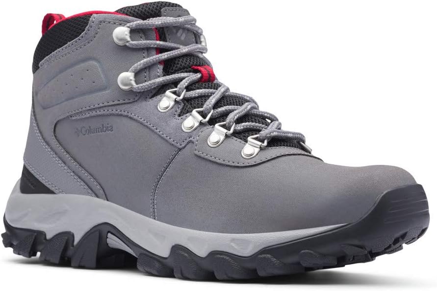 Columbia мужские треккинговые ботинки Newton Ridge Plus II Waterproof, Ti Grey Steel/Rocket